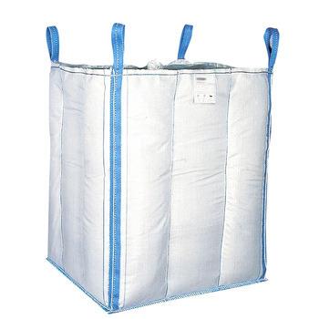 China White Breathable PP Bulk Bag Anti Static 1000 Kg  5:1 With Spout for sale