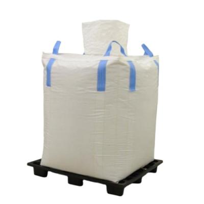 China STORE Breathable Safe Heavy Duty Polypropylene Bags FIBC - Bulk Flat Bottom Open Top Woven Bag Bokspaal Used Jumbo Bags 1 Ton Quotation for sale