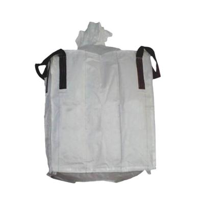 China Top Fill Skirt Baffle Bulk Bags PP Virgin Big Bulk Bag 1000 KG With Duffle for sale