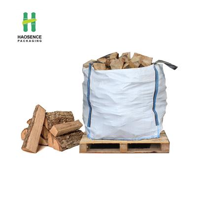 China FIBC Fire Wood Can Loading 1000-2000kg Bulk Jumbo Bag Super Sack en venta