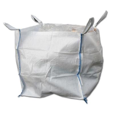China Flat Bottom Ventilated Flecon Bag 1000 kg Big Garbage 100*100*100 CM Flecon Bag for sale