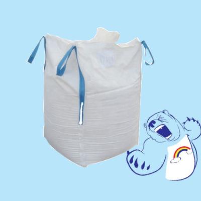 中国 Side Seam Loop FIBC Bulk Bag Loading Powdered Granulated Material 1500 Kg 販売のため