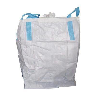 中国 1500 Kg Tonne Bag For Animal Feed  Cross Corner Loop Flat Bottom 販売のため