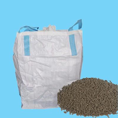 China Flat Bottom 1500kg Tonne Bag For Animal Feed  White Top Fill Skirt  Tonne Bag zu verkaufen