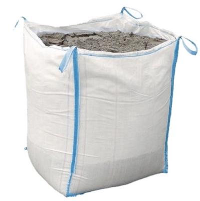 China PP Scrap Top Bottom Spout Super Sack Bulk Bag 1000 Kg   Side Seam Loop à venda