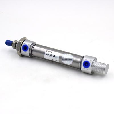China Cilindro pequeno do ar comprimido da série do miliampère, Mini Pneumatic Piston Cylinder à venda