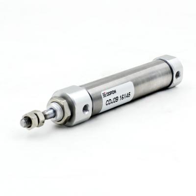 China CJ2B Series Gray Stainless Steel Small Piston Cylinder / Compression Cylinder for sale