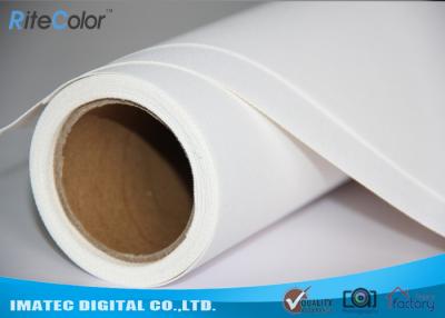 China 410Gsm Inkjet Printing Canvas Roll , Water Resistant Printable Canvas Paper Roll for sale