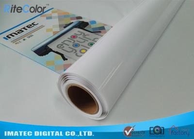China Aqueous Glossy Synthetic Digital Print Paper 8 Mil / 205 Micron Polypropylene Base for sale
