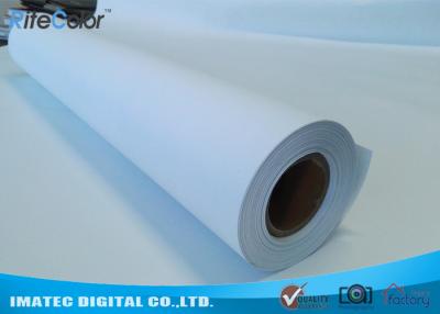 China Untearable 240 Micron Synthetic Polypropylene Paper Rolls For Roll Up Dispaly for sale