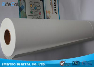 China Inkjet Matte Water Resistant Polyester Fabric Roll 220Gsm For Pigment Digital Printing for sale