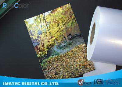 China El alto medio metálico brillante del chorro de tinta suministra el papel cubierto resina de la foto del chorro de tinta 260gsm en venta