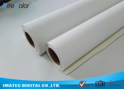 China Rollo imprimible texturizado estirable de la lona, papel mate solvente de la lona de Eco en venta
