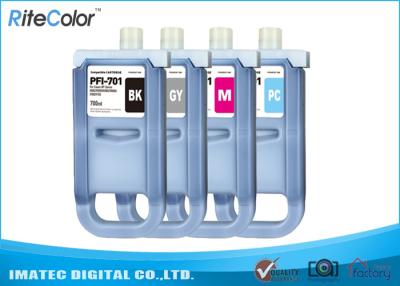 China Large Format Inks 700Ml Compatible Ink Cartridges For Canon iPF8000 / 8000S for sale