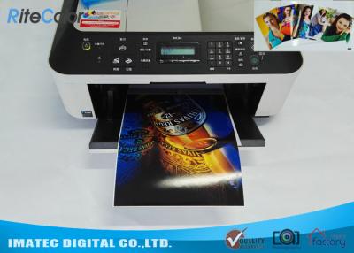 China Papel brillante echado a un lado doble de la foto del chorro de tinta de la impresión de tinta del tinte A4 160 gramos en venta