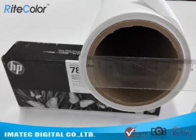 China Superfície mais brilhante matte do branco da lona 260GSM do poliéster da impressão de tinta do látex nenhum rachamento à venda