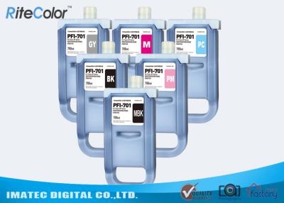 China Pigment Wide Format Inks / 700mL Ink Cartridges for Canon iPF8400S iPF8000 Printers for sale
