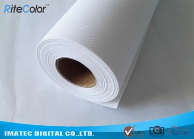 China 260 Gram Inkjet Matte Polyester Canvas Rolls , Pure Polyester Canvas for Pigment Ink Printing for sale