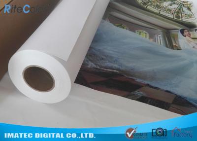 China 380gsm Matte Eco Solvent Printable Canvas , Plotter Inkjet Cotton Canvas Rolls for sale