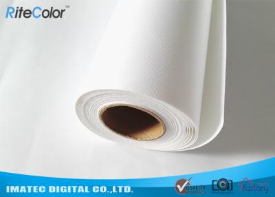 China Fine Art Inkjet Canvas Printing / Plotters Printing 260gsm Matte Polyester Fabric Roll for sale