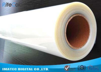 China Transparent Positive Silk Screen Printing Film Rolls 100 Mic Clear Inkjet Film for sale
