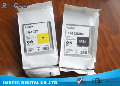 China Original Genuine Canon PFI-102 Wide Format Inks Tank Lucia Inks for Canon iPF500 iPF600 iPF750 for sale