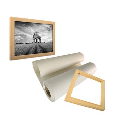 China Water Based Inkjet Printing Polyester Canvas Rolls Matte Finish for sale