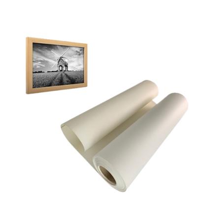 China Matte Finish Inkjet Cotton Canvas 360g Pure Cotton Canvas Roll for sale