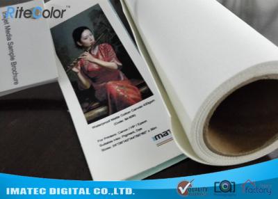 China Large Format 420gsm Inkjet Cotton Canvas Matte for Canon Plotters for sale