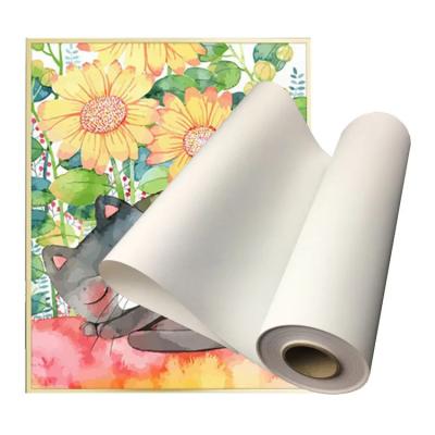 China Aqueous Printing 100% Cotton Canvas For Large Format Printing for sale