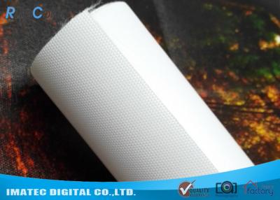 Chine Latex 260gsm imperméable et médias dissolvants d'Eco, petit pain brillant de toile de polyester 60 pouces à vendre