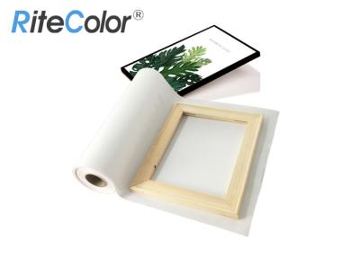China Artist Matte Large Format Printing Canvas / Pigment Inkjet Printing Polyester Canvas for sale