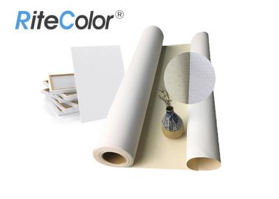 China Acid Free 360g Pure Inkjet Cotton Canvas Matte Surface For Large Format Printing for sale