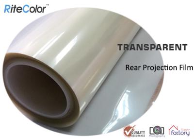 China Película de pantalla olográfica de la proyección posterior/película posterior transparente del proyector en venta