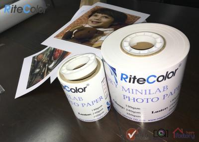 China 240Gsm Premium Digital RC Inkjet Minilab Photo Paper Roll Glossy & Luster in 4
