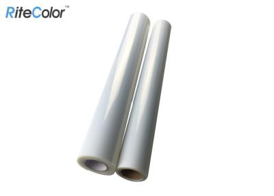China Screen Printing Milky Translucent Polyester Film Roll Aqueous Ink for sale