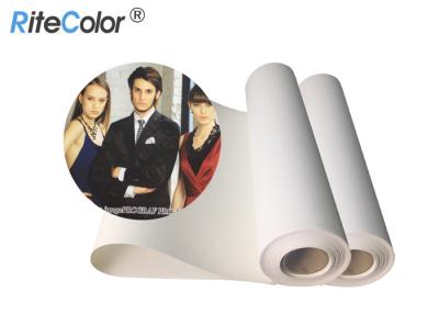 Cina 30 metri di lunghezza del getto di inchiostro del cotone della tela 360gsm di stampa a inchiostro di rivestimento della tintura opaca del pigmento in vendita