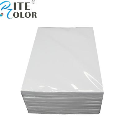 China resíduo metálico de papel ISO9001 do brilho do papel da folha da foto da foto revestida da resina 190gsm à venda