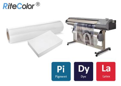 China Película de impresión transparente de la pantalla del chorro de tinta para la impresión de tinta del tinte del pigmento ISO9001 en venta