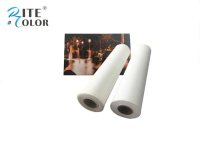 China 410Gsm Inkjet Cotton Canvas Roll , 20Mil Inkjet Printable Canvas Good Ink Absorbable for sale