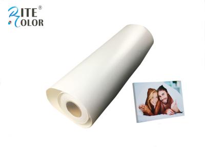China 320gsm Digital Printing Inkjet Cotton Canvas Roll , Large Format Printer Canvas for sale