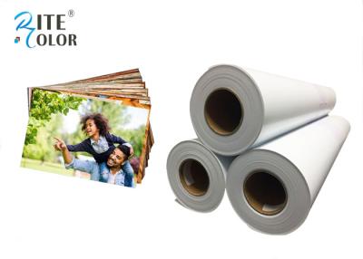 China Smooth 190gsm Resin Coated Photo Paper , Large Format Silky Photo Paper For Inkjet Printer for sale