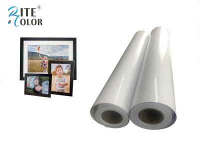 China Resin Coated Eco Solvent Media 240gsm Glossy Photographic Paper Inkjet Photo Roll for sale