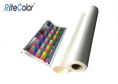 China Bright White Glossy Latex Media Digital Printing Polyester Canvas Fabric Roll for sale