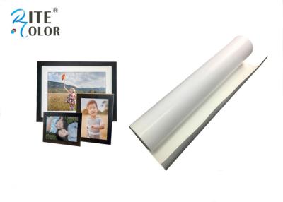 China Water Resistance 260gsm Eco Digital Media , White RC Microporous Luster Photo Paper for sale