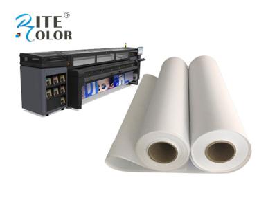 China Lona brillante mate 380gsm de la impresión del arte del formato amplio para la tinta del solvente de Eco en venta
