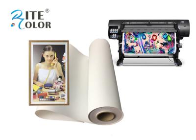 China UV Latex Media Inkjet Printing 360gsm Matte Cotton Canvas Stretchable 3 Inch Core for sale