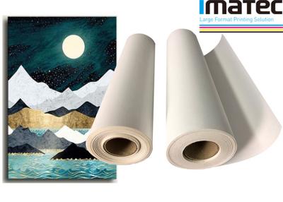 China La lona de Matte Stretched Inkjet Poly Cotton imprime resistente de agua del rollo en venta