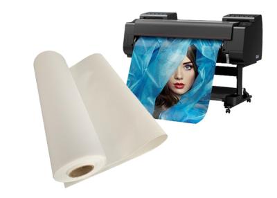 Chine Tissu de toile de coton de blanc de Digital poly imperméable pour l'impression à l'encre aqueuse à vendre