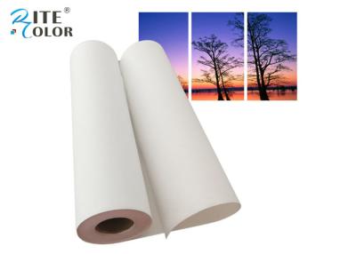 China Matt Pigment Artist Inkjet Poly Cotton Canvas Paper 44 Inch 30m For Printing for sale